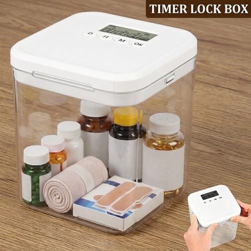 Transparent timed storage lock - timed,