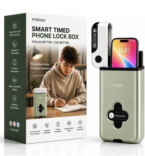 Pcrzozo phone lock - lock, timer