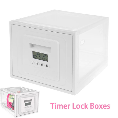 Timer lock boxes anti - lock,