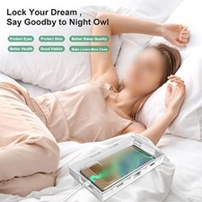 White Phone Lock Box for