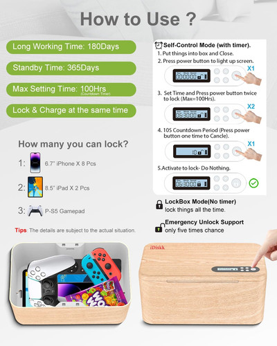 Idiskk safe timed lock - idiskk,