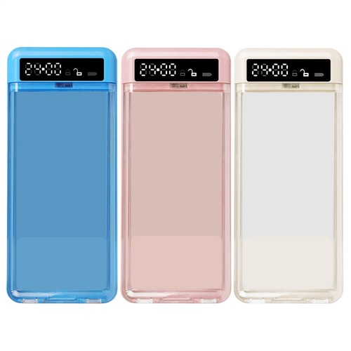 Cell phone lock box with - lock, timer