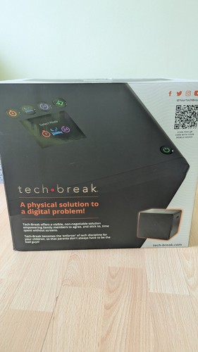 Tech break timer lock box - box, –