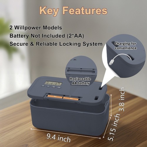 Lock box with timed digital - with,